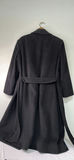 Vintage Woman's Black Wool Coat And Accessories - thumbnail 6 of 11