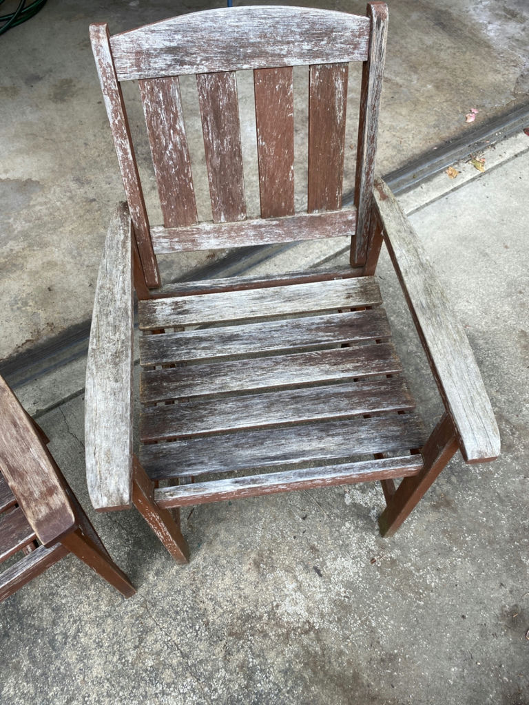 Set of Four Outdoor Chairs  - image 6 of 6