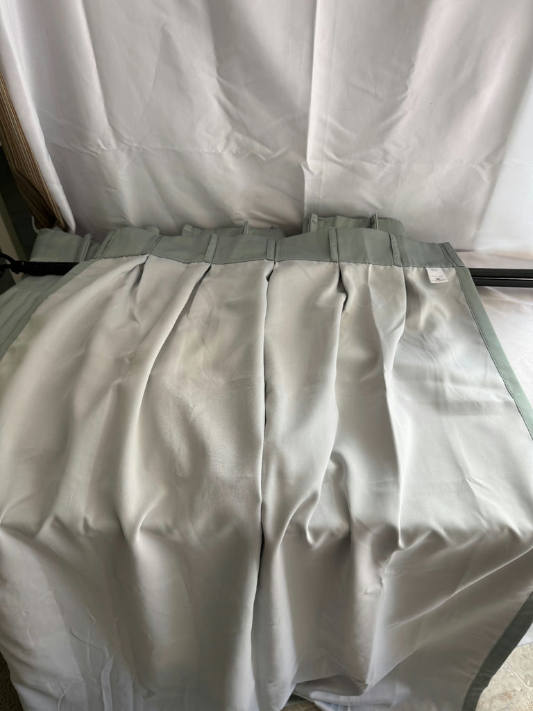 Royal Velvet Polyester Curtain Panels and Rod - image 4 of 6