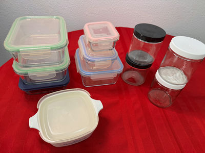Glass Storageware & Corningware - Image 1 of 3
