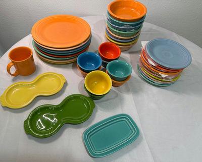 Fiesta Multicolor Ceramic Dishware - Image 1 of 20