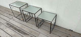 Metal And Glass Nesting Tables - thumbnail 3 of 3