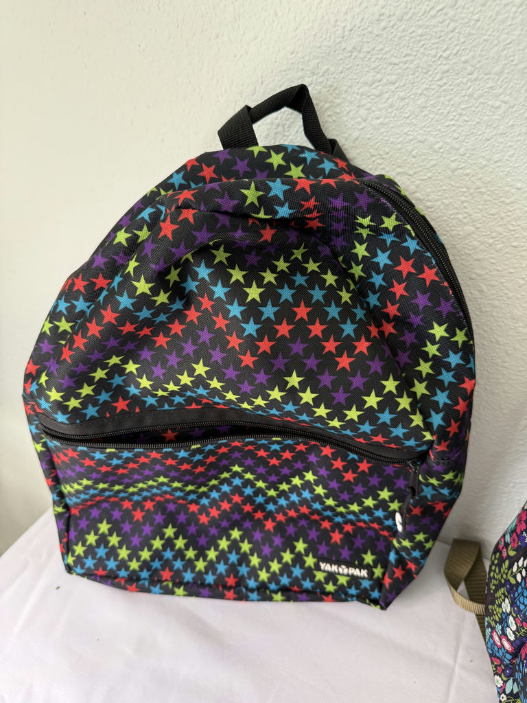 Three patterned backpacks - image 3 of 4