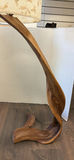 MCM Wooden Floor Lamp - thumbnail 3 of 7