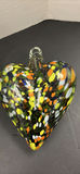 Art Glass Ornament and Speckled Glass Heart - thumbnail 8 of 10