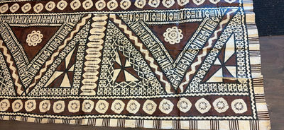 Traditional Geometric Patterned Textile Tapestry - Image 1 of 8