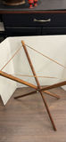 MCM Wooden Salad Bowl on Tripod - thumbnail 3 of 10