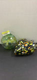 Art Glass Ornament and Speckled Glass Heart - thumbnail 1 of 10