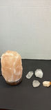 Himalayan Salt Lamp and Crystal Stones - thumbnail 2 of 7