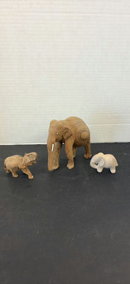 Elephant Figurines Set - Image 1 of 9