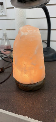 Himalayan Salt Lamp and Crystal Stones - Image 1 of 7