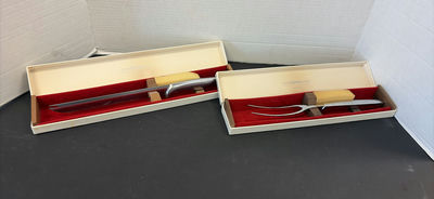 Siegfried Carving Knife and Fork Set - Image 1 of 10