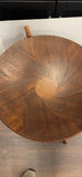MCM Wooden Salad Bowl on Tripod - thumbnail 2 of 10