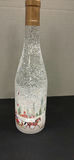 Winter Scene Glitter Decorative Bottle - thumbnail 3 of 4