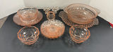 Pink Depression Glass - thumbnail 1 of 9