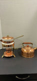 Copper Fondue Pot Set and Tea Kettle - thumbnail 1 of 10