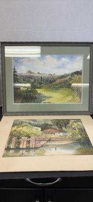 Framed Landscape Artwork - Image 1 of 12