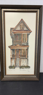 Framed House Illustration Print by Stuart Oldale - Image 1 of 8