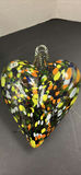 Art Glass Ornament and Speckled Glass Heart - thumbnail 7 of 10