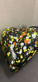Art Glass Ornament and Speckled Glass Heart - thumbnail 5 of 10