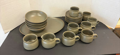 Stoneware Dinnerware Set - Image 1 of 10