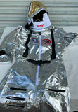 Children's space-themed costume set with astronaut suit and fur-trimmed robe - thumbnail 7 of 8