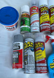 Assorted spray paint cans, primers, sealants, and coatings - thumbnail 3 of 4