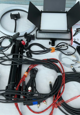 Led Lights, Camera Stands And Audio Cords - Image 1 of 12