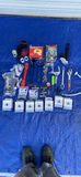 Assorted plumbing hardware, fittings, and installation tools - thumbnail 1 of 7