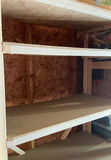 Three Home Built Wood Storage Shelves - thumbnail 3 of 4