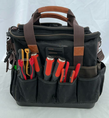 Tool bag and Milwaukee toolbox with assorted hand tools - Image 1 of 11