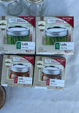 Mason jars with metal lids, Kerr lid boxes, and Ball wooden coasters - thumbnail 2 of 4
