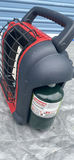 Portable propane heater with propane cylinder - thumbnail 3 of 5