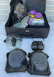 North full-face respirator with goggles, knee pads, filters and case - thumbnail 1 of 8