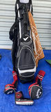 Golf clubs with bag, balls, and practice equipment - thumbnail 2 of 18