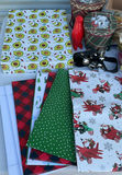 Assorted Christmas gift wrap, boxes, and holiday decor - thumbnail 1 of 4