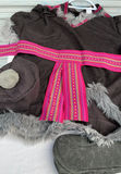 Children's space-themed costume set with astronaut suit and fur-trimmed robe - thumbnail 4 of 8