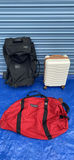Backpack, rolling suitcase and duffel bag - thumbnail 1 of 7