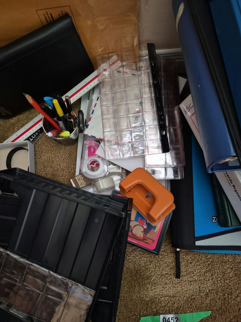 Assorted Office Supplies and Binders - image 4 of 5
