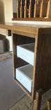 Wood Veneer Desk with Drawers - thumbnail 3 of 4