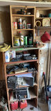 Garage Shelf with Automotive Supplies and Miscellaneous Tools - thumbnail 1 of 4
