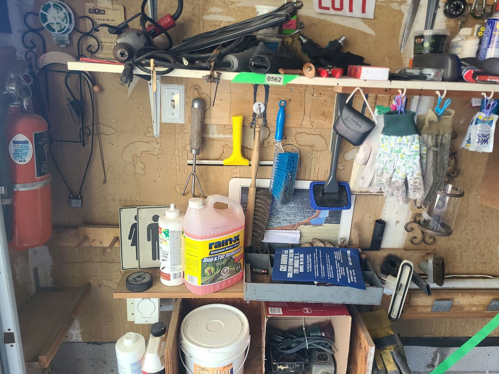 Assorted Garage Tools, Hardware, and Cleaning Supplies - image 7 of 13