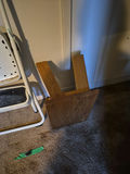 Wooden and Plastic Clothes Hangers with Folding Step Stool and Wooden stand - thumbnail 5 of 5