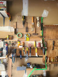 Assorted Garage Tools, Hardware, and Cleaning Supplies - thumbnail 1 of 13