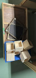Assorted Wooden Craft Boxes, Mesh Frames, and Wood Panels - thumbnail 1 of 4