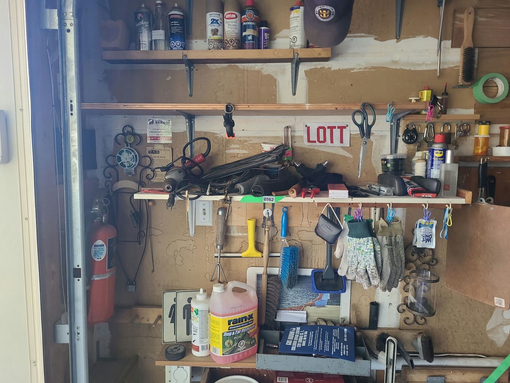 Assorted Garage Tools, Hardware, and Cleaning Supplies - image 4 of 13