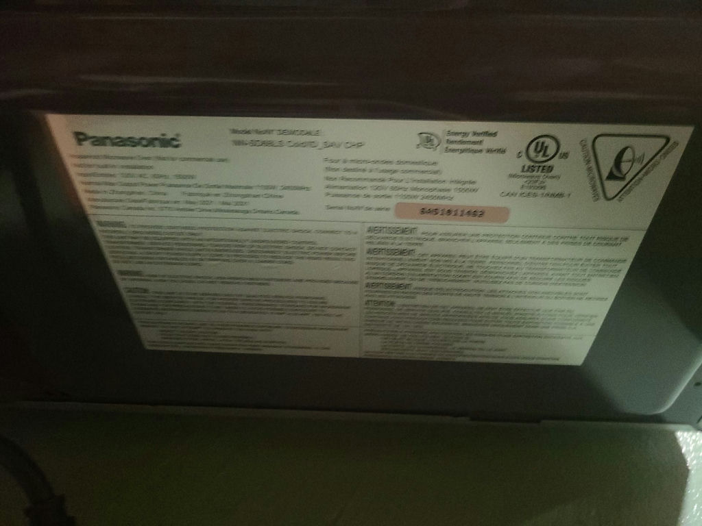 Panasonic Countertop Microwave Oven - image 3 of 4