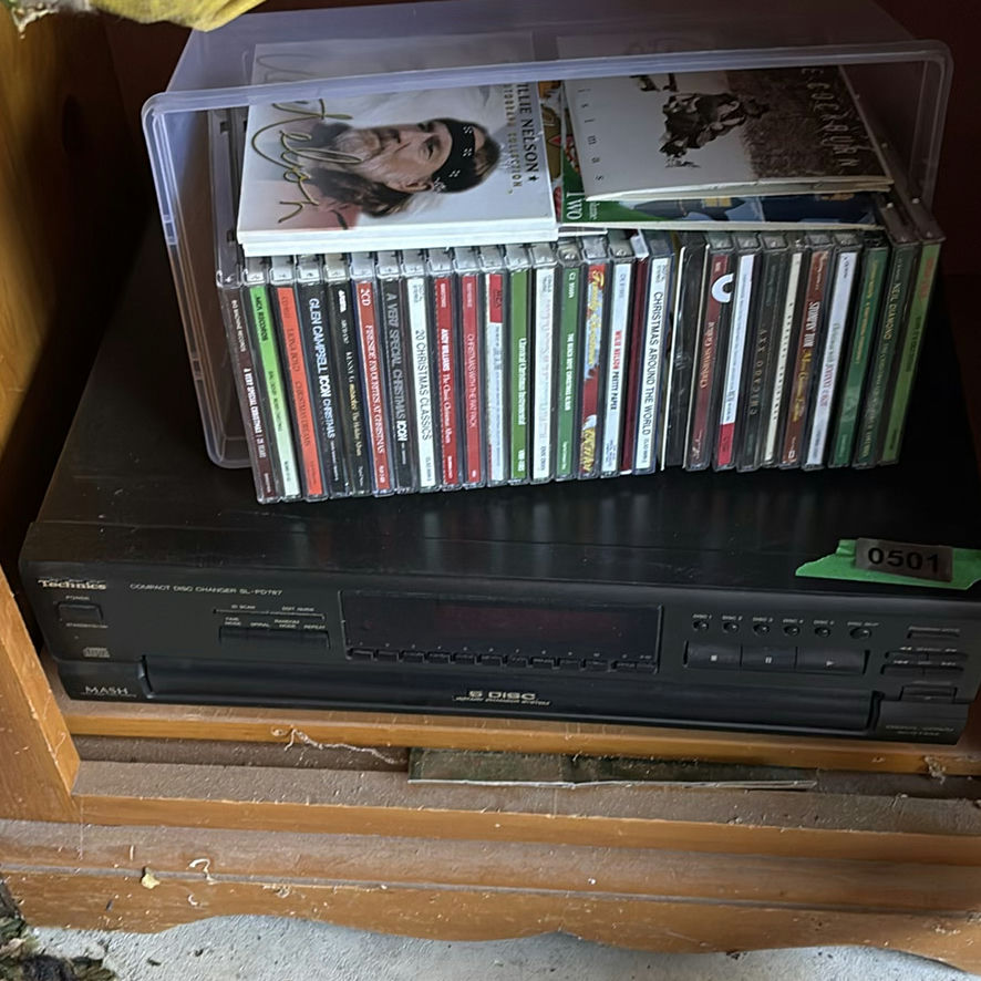 Technics 5-Disc Compact Disc Changer with CDs - image 1 of 4