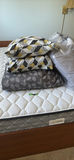 Throw Pillows and Gray Floral Cushion - thumbnail 1 of 3