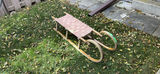 Wooden Sled with Woven Seat - thumbnail 3 of 3